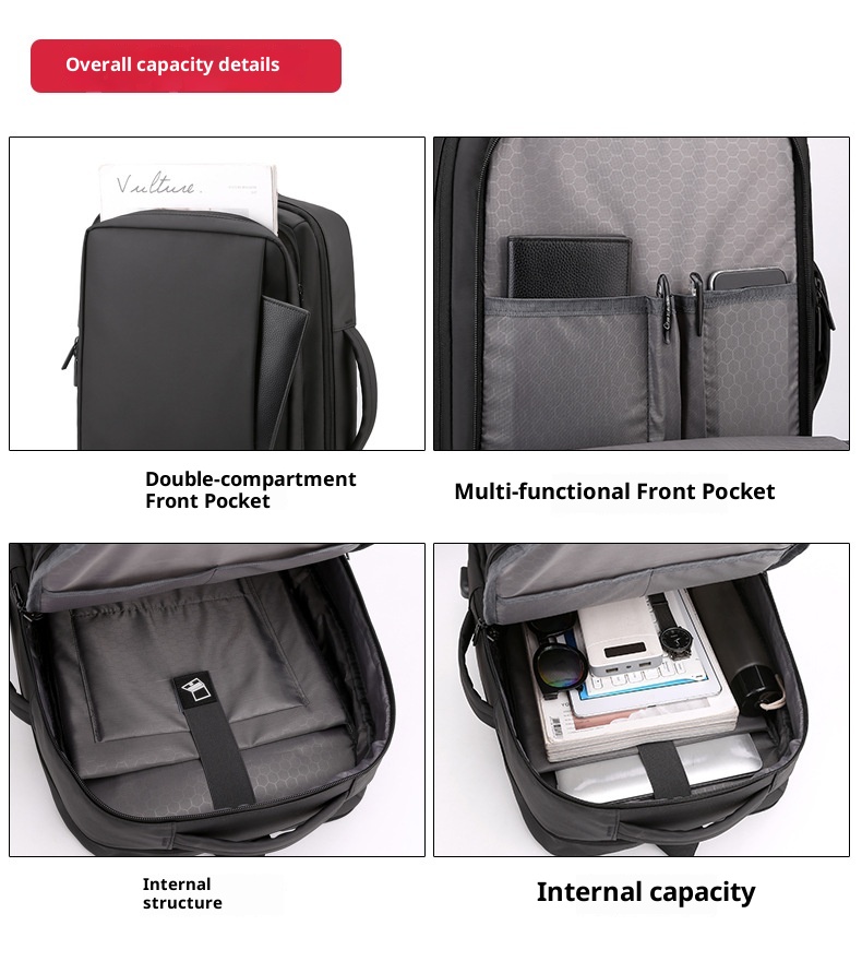 Zaino da uomo ActiveGo Outdoor Hiking di grande capacità, resistente all'acqua, per laptop, casual, da viaggio, borsa a tracolla, all'ingrosso_voghion.com