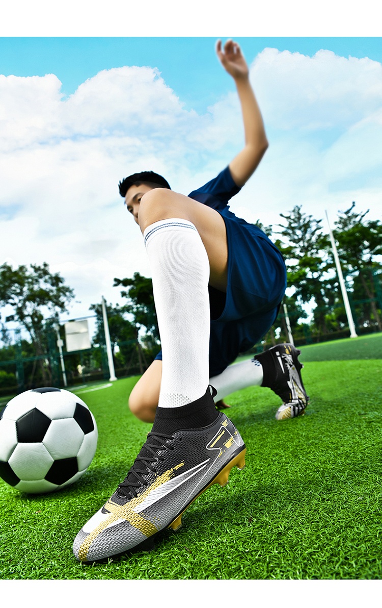 ShoeGlobe 2025 New Men's Boys And TF Cleats Training Elementary School Girls Special AG Long Spikes Soccer Shoes_voghion.com