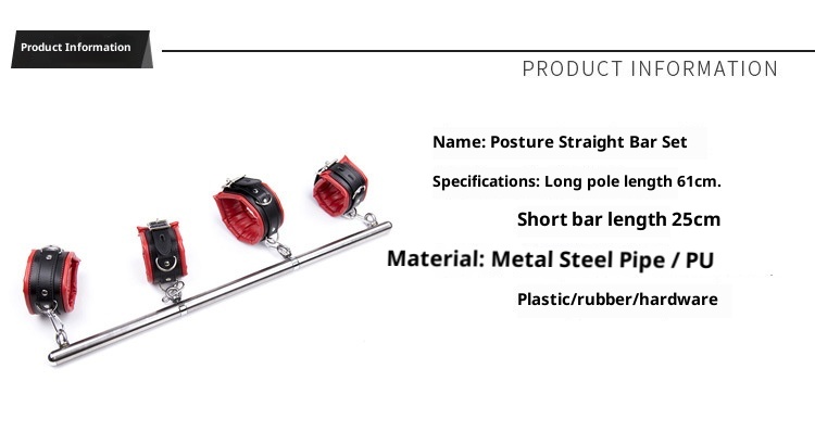 LuvBox SM Training Tools Legatura Schiava Femminile Restrizioni Manette Divaricatore per Gambe Telaio di Contenzione Giocattoli Sexy Accessori Sessuali Amore_voghion.com