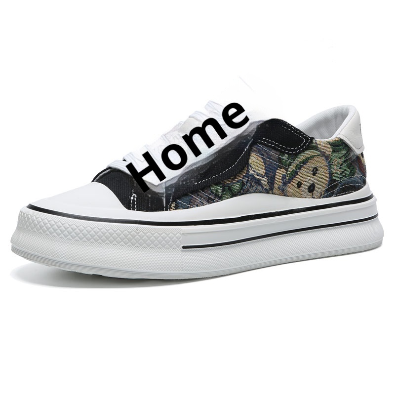 Zees Zees Zees Kaimalon 2025 Neue trendige Marken-Sneaker für den Freizeitbereich mit dicker Sohle, Design Sense Niche im europäischen Stil, koreanische Version, Canvas für Herren._voghion.com