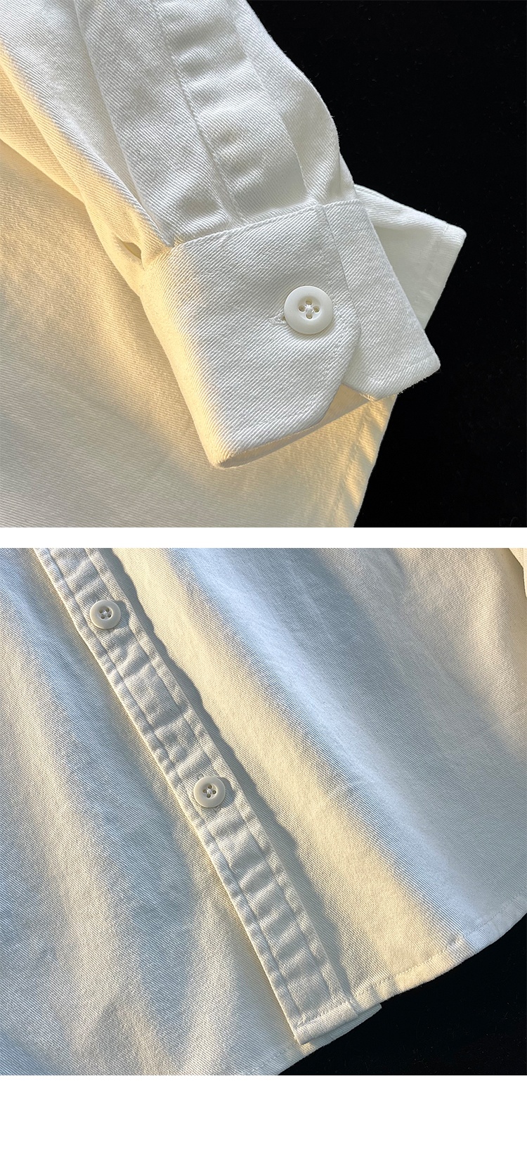 Camicia da uomo in puro cotone a strati casual americano a maniche lunghe, stile giapponese City Boy Base, primavera e autunno ForMen_voghion.com