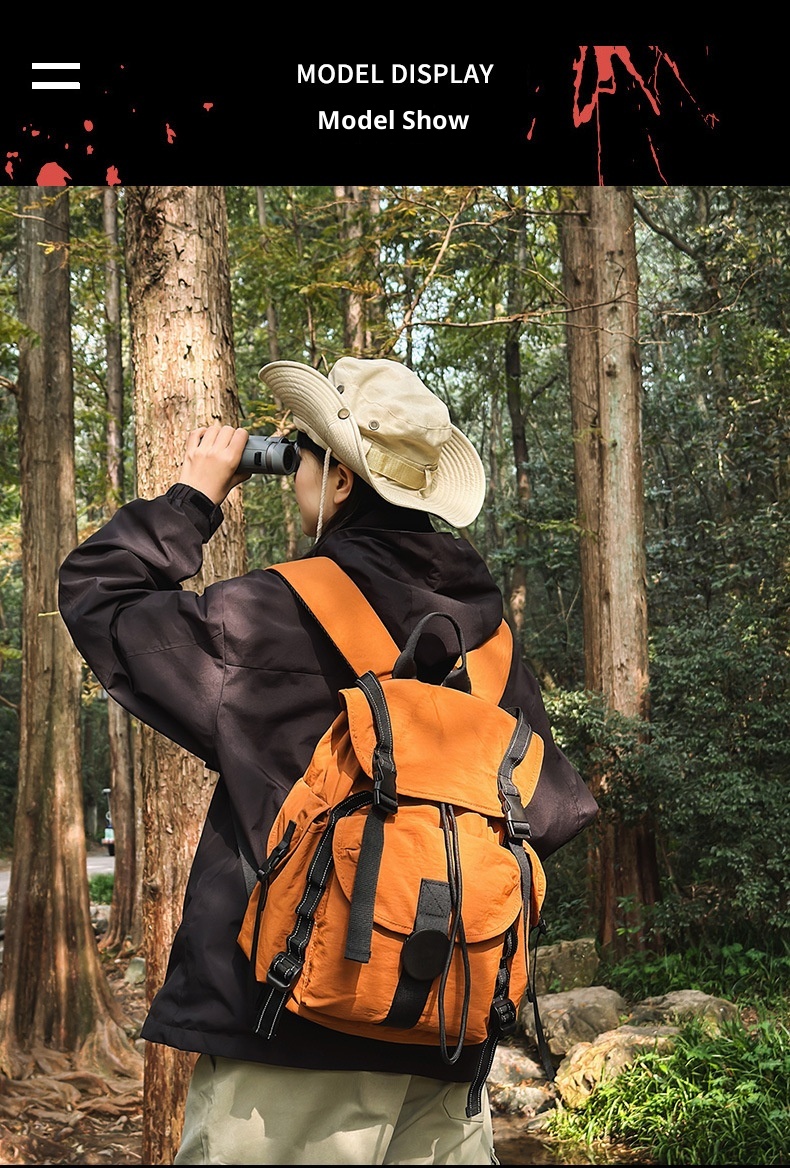 ActiveGo Mountain Style Climbing Outdoor Hiking Backpack Men's New Lightweight Travel Large Capacity Double Shoulder Bag High_voghion.com