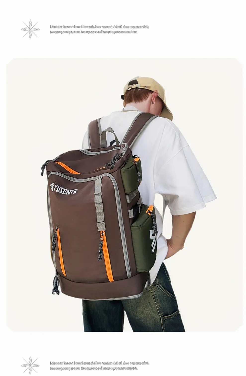 ActiveGo Women's Travel Lightweight Men's Large Capacity 2025 New Fashion Sports Hiking Backpack_voghion.com