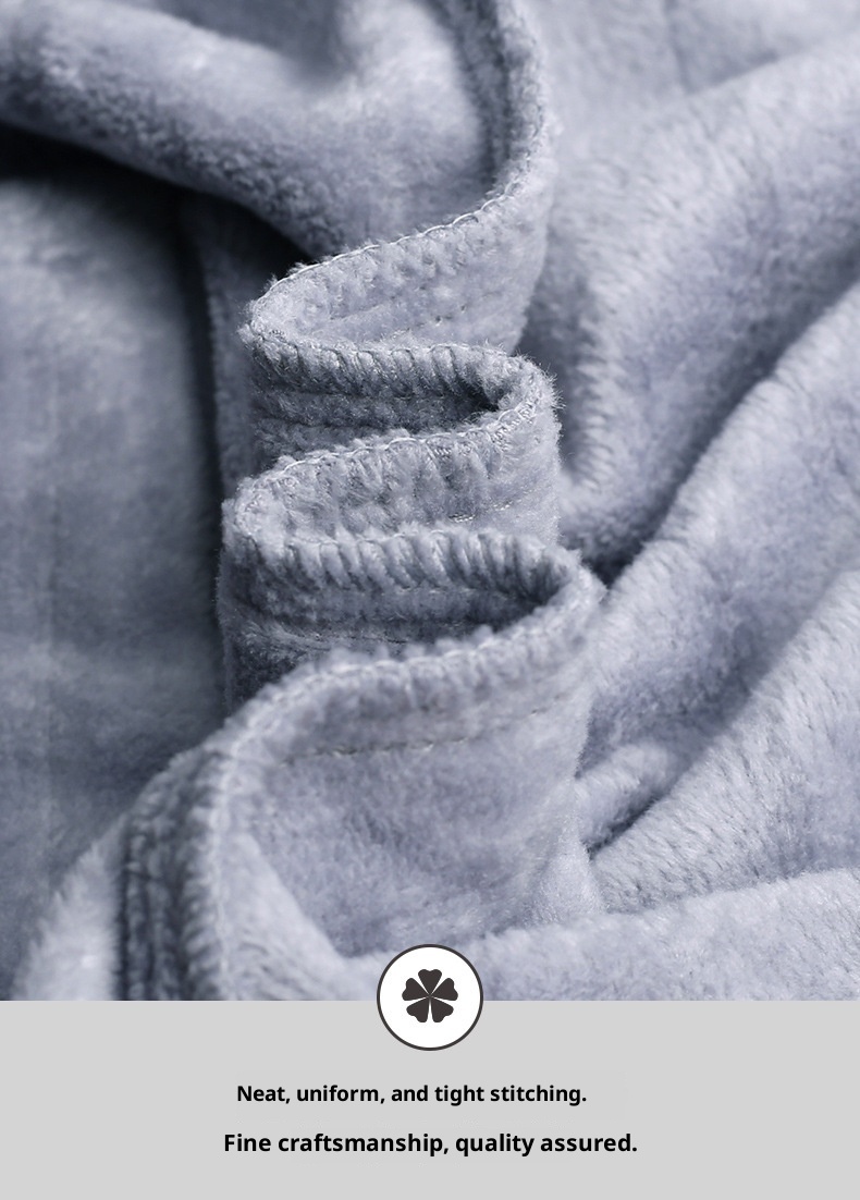 GraceChic GraceChic Xuanliang Factory Direct Coral Homewear Autumn Winter Pullover Round Neck Sleeve Long Pants Island Fleece Couple Pajamas_voghion.com