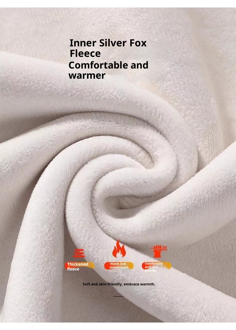 boy New Style Patchwork Navy Blue Crew Neck Fleece Sweatshirt Autumn Winter American Heavyweight Long Sleeve Men's Hoodless_voghion.com