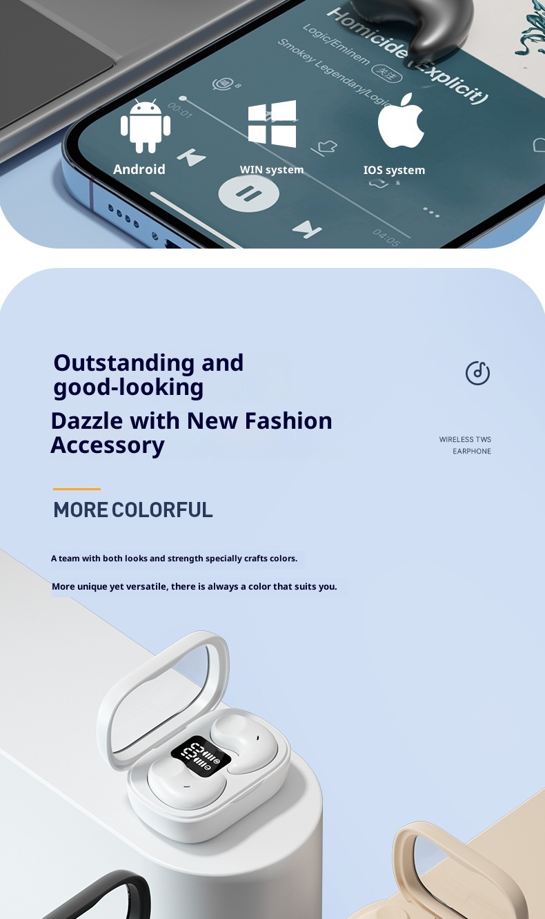 3c 2023 New M51 Sleep Bluetooth For Side Sleeping High-Quality TWS In-Ear Mini Earphones Wholesale_voghion.com