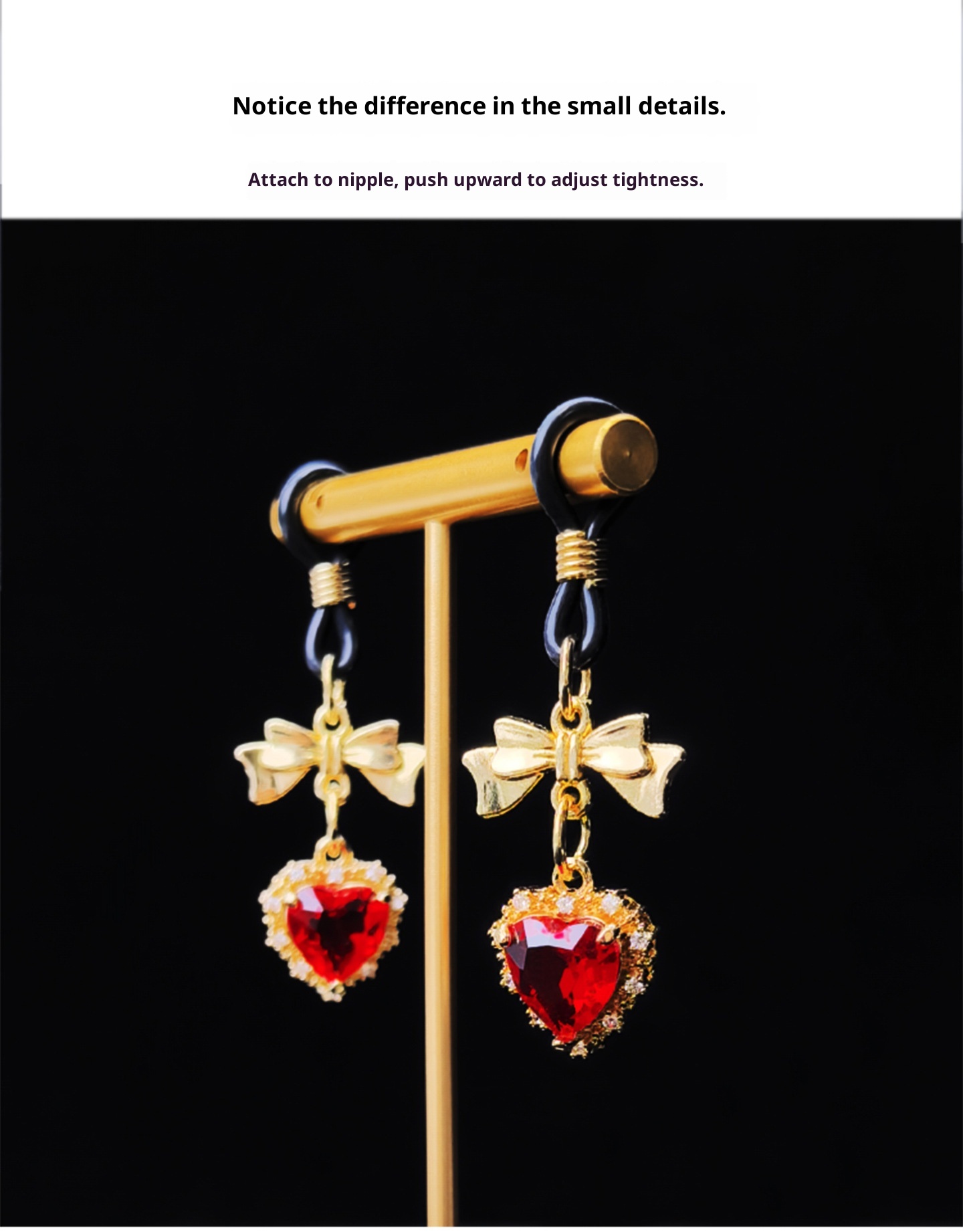 LuvBox Piglet SM Flirt Orgasme Punition en extérieur Élastique Élastique Pinces à tétons réglables Bondage Torture des seins pour adultes_voghion.com