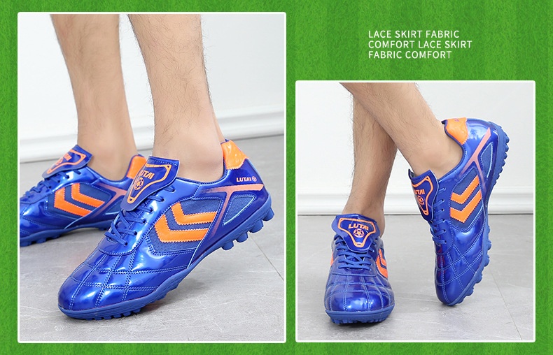 ShoeGlobe Lutai Fußballtrainingsschuhe mit Gummisohle für Jugendliche im Herbst-Design, Rasensportschuhe für Herren, ab Lager im Großhandel_voghion.com