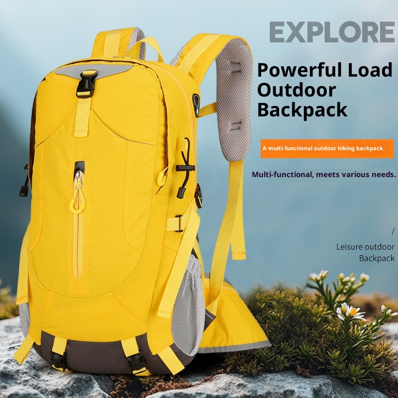 ActiveGo Cross-border New Double Shoulder Large Capacity Travel Leisure Outdoor Business Trip Lightweight Hiking Bag Women's_voghion.com