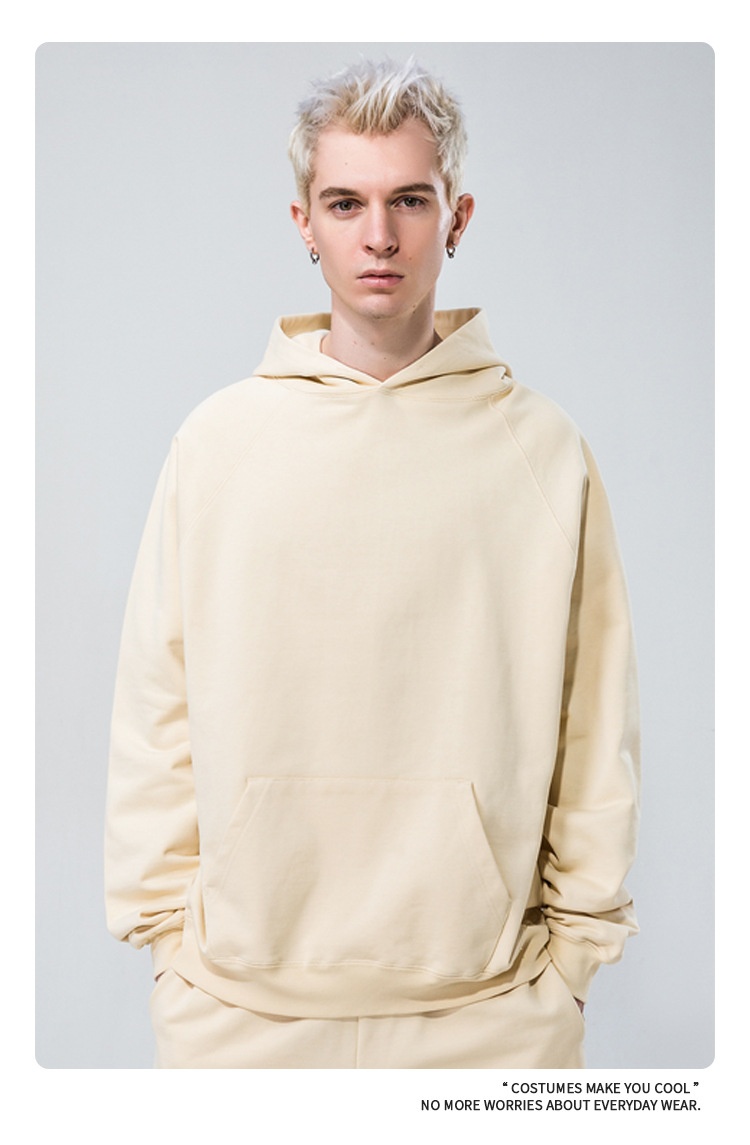 Felpa con cappuccio unisex in puro cotone, stile americano, taglia grande, personalizzata, da uomo, taglia unica, taglia unica_voghion.com