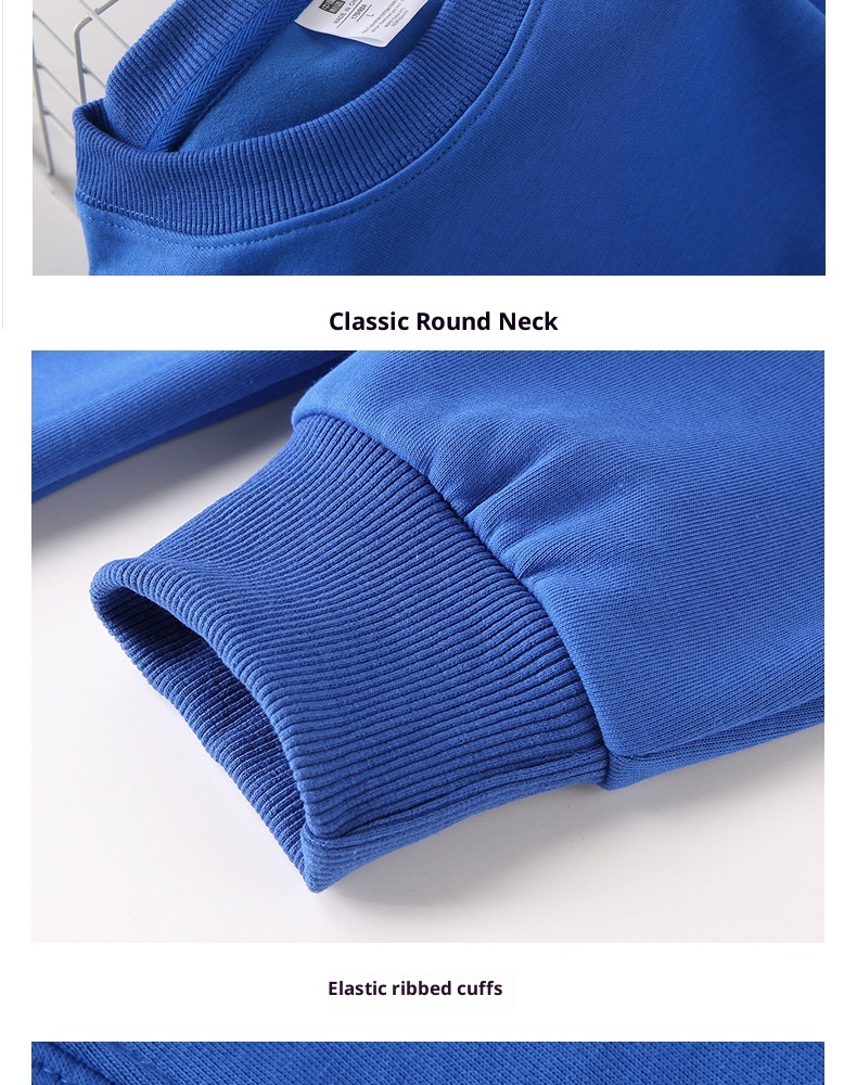 ragazzo all'ingrosso girocollo bianco felpa personalizzata se culturale camicia classe uniforme stampato foderato in pile con cappuccio abbigliamento da lavoro_voghion.com