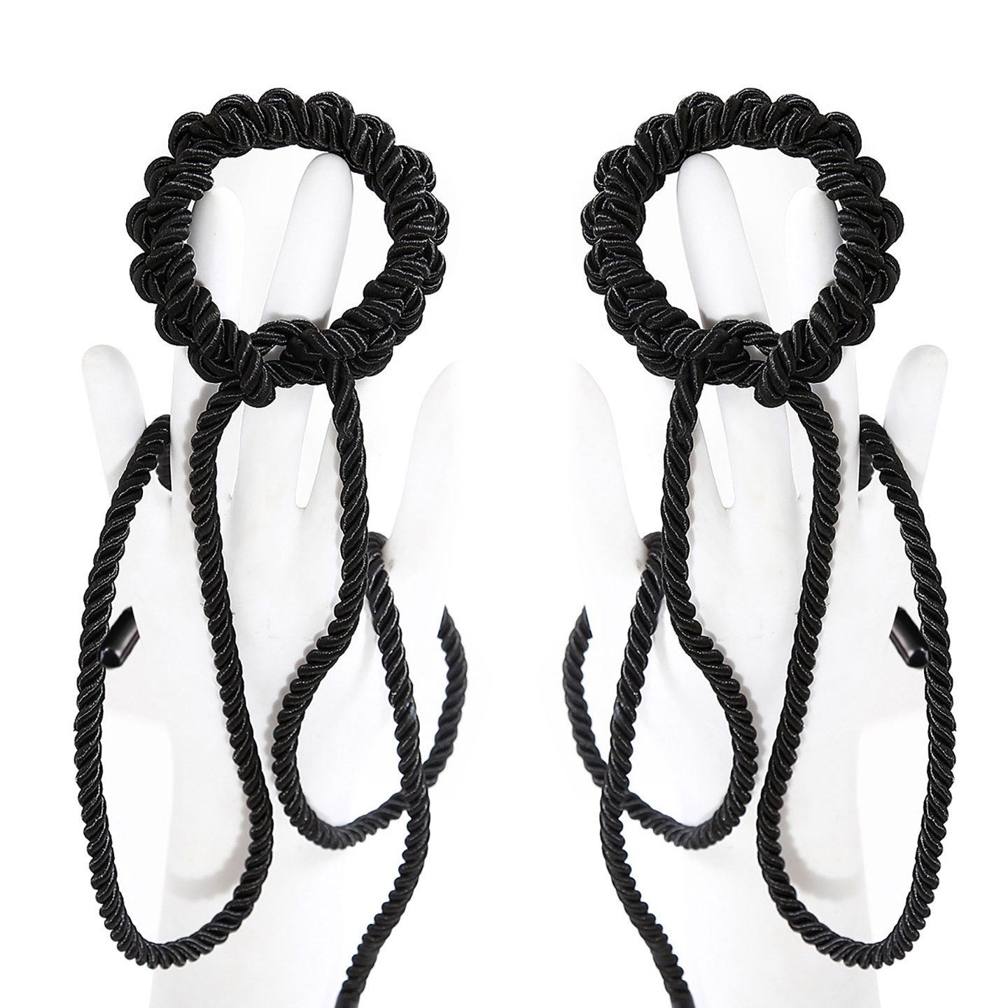 LuvBox Sexy Handcuffs Braided Adjustable Ring Traction Collar Rope Art Finished Binding Hand Adult SM Code Props_voghion.com