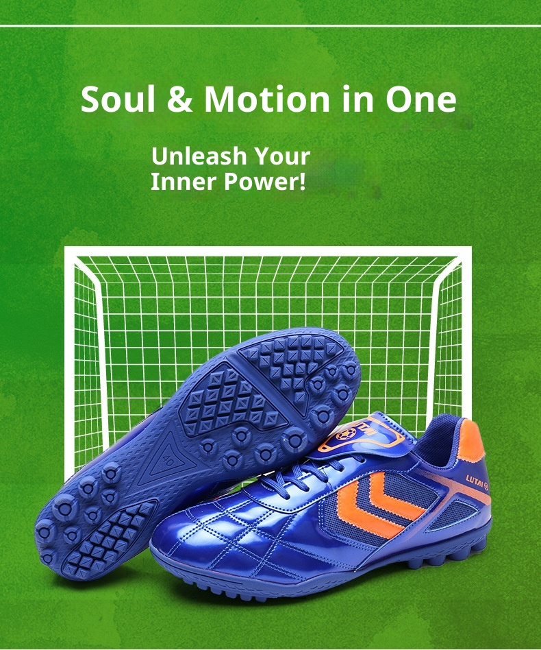 ShoeGlobe Lutai Fußballtrainingsschuhe mit Gummisohle für Jugendliche im Herbst-Design, Rasensportschuhe für Herren, ab Lager im Großhandel_voghion.com