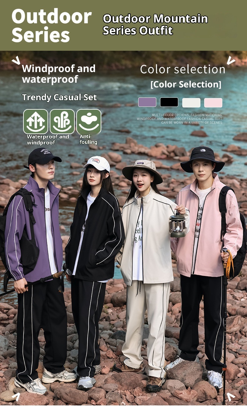 001 Completo casual alla moda, giacca e pantaloni da esterno, due pezzi, per uomo, acquisto di gruppo_voghion.com