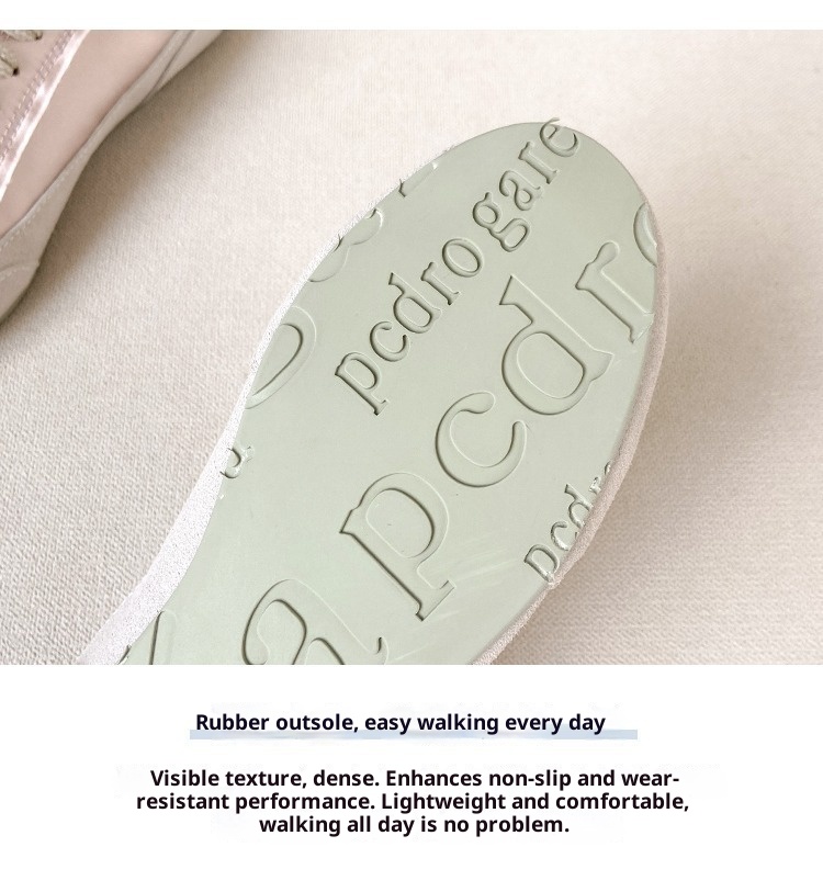 Scarpe sportive casual da donna in tela di raso bianco piatto con nicchia spagnola, primavera e autunno 2023_voghion.com