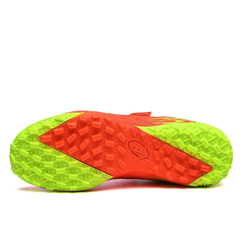 Botas de fútbol ShoeGlobe Cross-Border para jóvenes y niños, con cierre de velcro. Zapatillas deportivas para entrenamiento de fútbol infantil._voghion.com