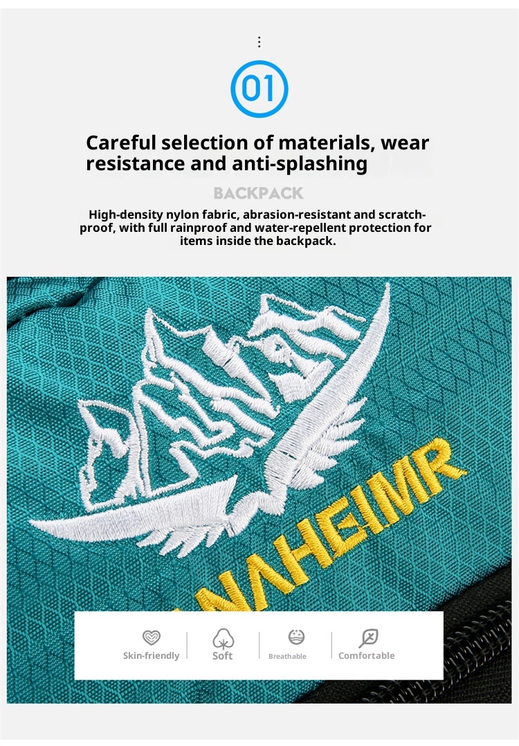 ActiveGo 2025 Winter New Outdoor Hiking Mountaineering Men's Large Capacity Lightweight Backpack Waterproof Wear-Resistant_voghion.com