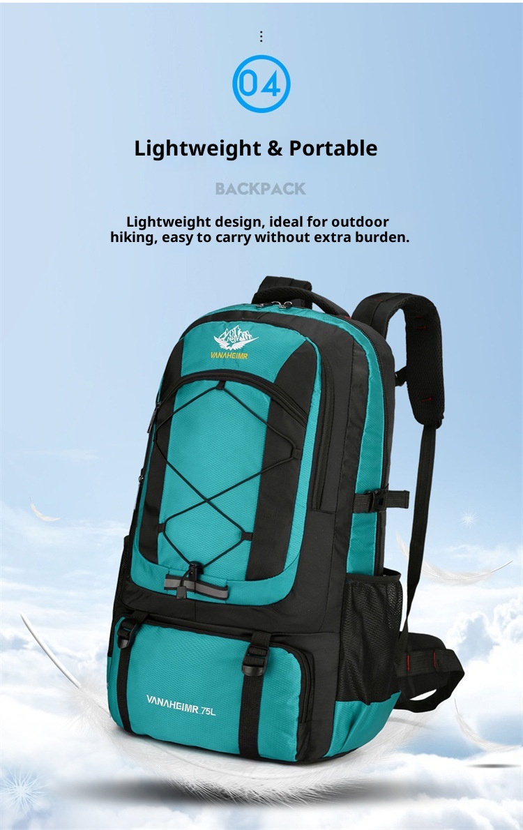ActiveGo 2025 Winter New Outdoor Hiking Mountaineering Men's Large Capacity Lightweight Backpack Waterproof Wear-Resistant_voghion.com