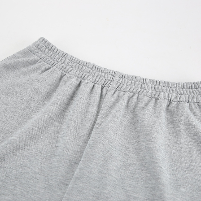 001 2024 Herfst Europese en Amerikaanse stijl Sweatshirt met capuchon en lange mouwen Losse shorts Tweedelige set Veelzijdige casual sport_voghion.com