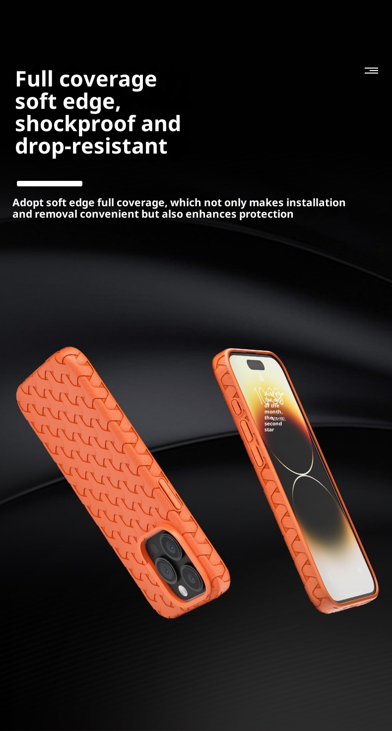 TechGlobe Nuovo stile adatto per iPhone 16 Pro Max Custodia per telefono in pelle alla moda, antiurto e resistente all'usura, motivo dente di cane_voghion.com