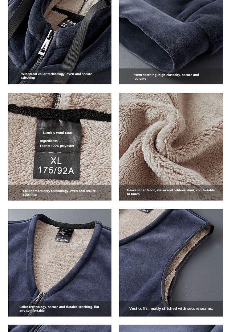 001 Three-Piece Winter Silver Fox Plus Size Sweatshirt Set For Men Thickened Warm Lamb Fleece Jacket Men's Sportswear_voghion.com