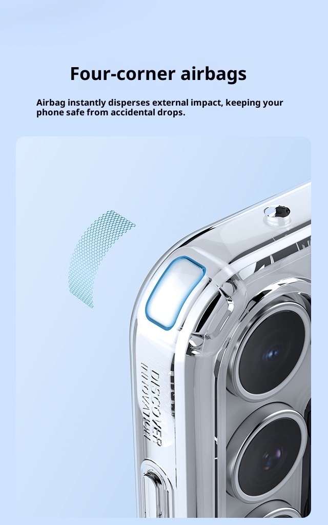 Étui de téléphone TechGlobe Nillkin compatible avec Samsung Galaxy A55 Aibag Transpaent magnétique souple avec protection contre les chocs_voghion.com