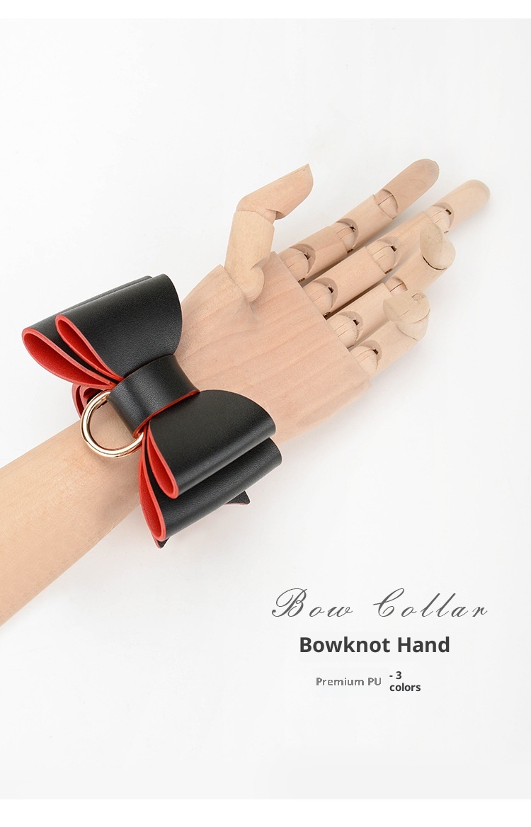 LuvBox LoveRing Leder SM Handschellen Erotische Fußfesseln Flirt-Accessoires Fesseln Handringe für Erwachsene Sexspielzeug für Paare_voghion.com