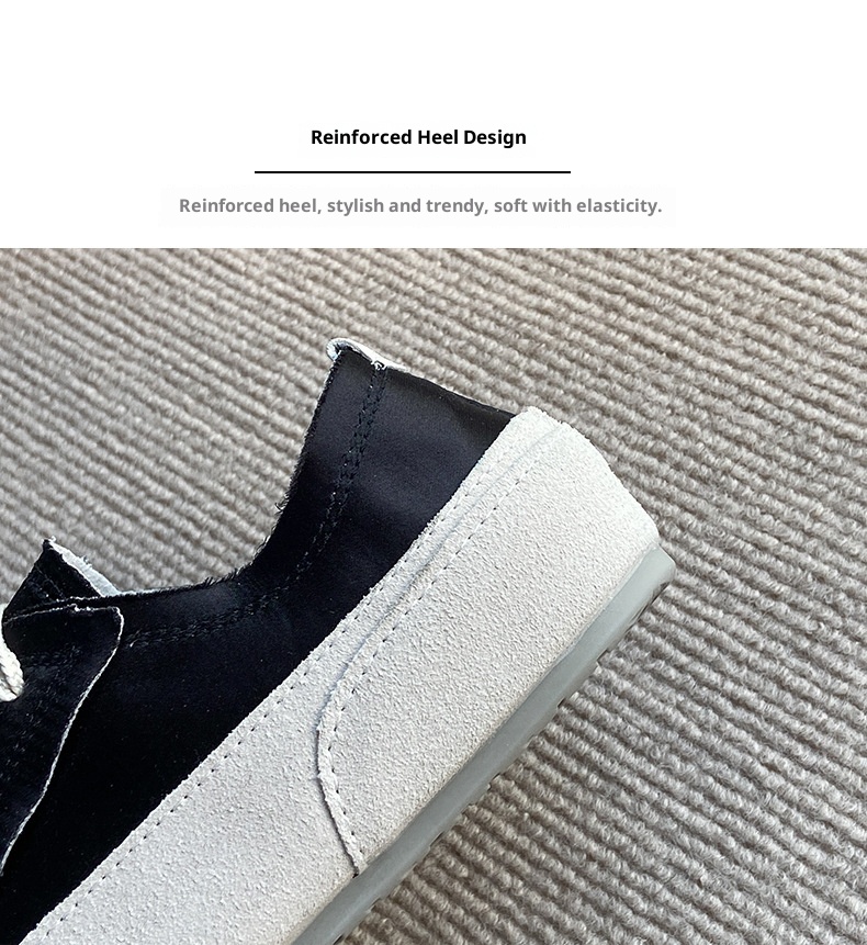 Scarpe da ginnastica bianche piatte e versatili per donna, scarpe da ginnastica estive sottili, scarpe singole con suola spessa, scarpe in tela di raso di seta_voghion.com