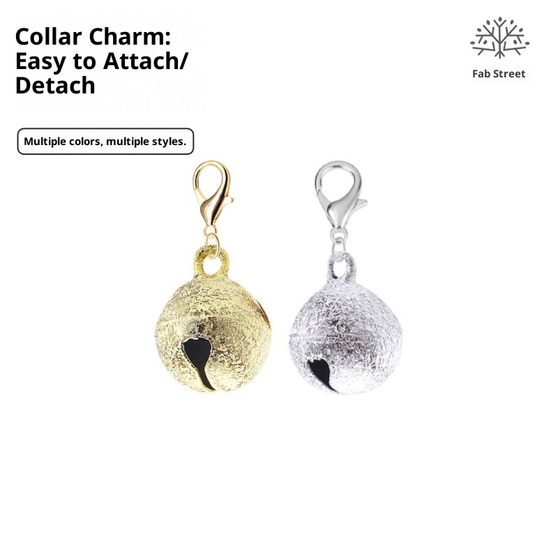 LuvBox Choker-Anhänger, Kupferglocke, Accessoires, Karabinerverschluss, mattiert, DIY-Schmuck, Halsring, Großhandel, Dropshipping_voghion.com