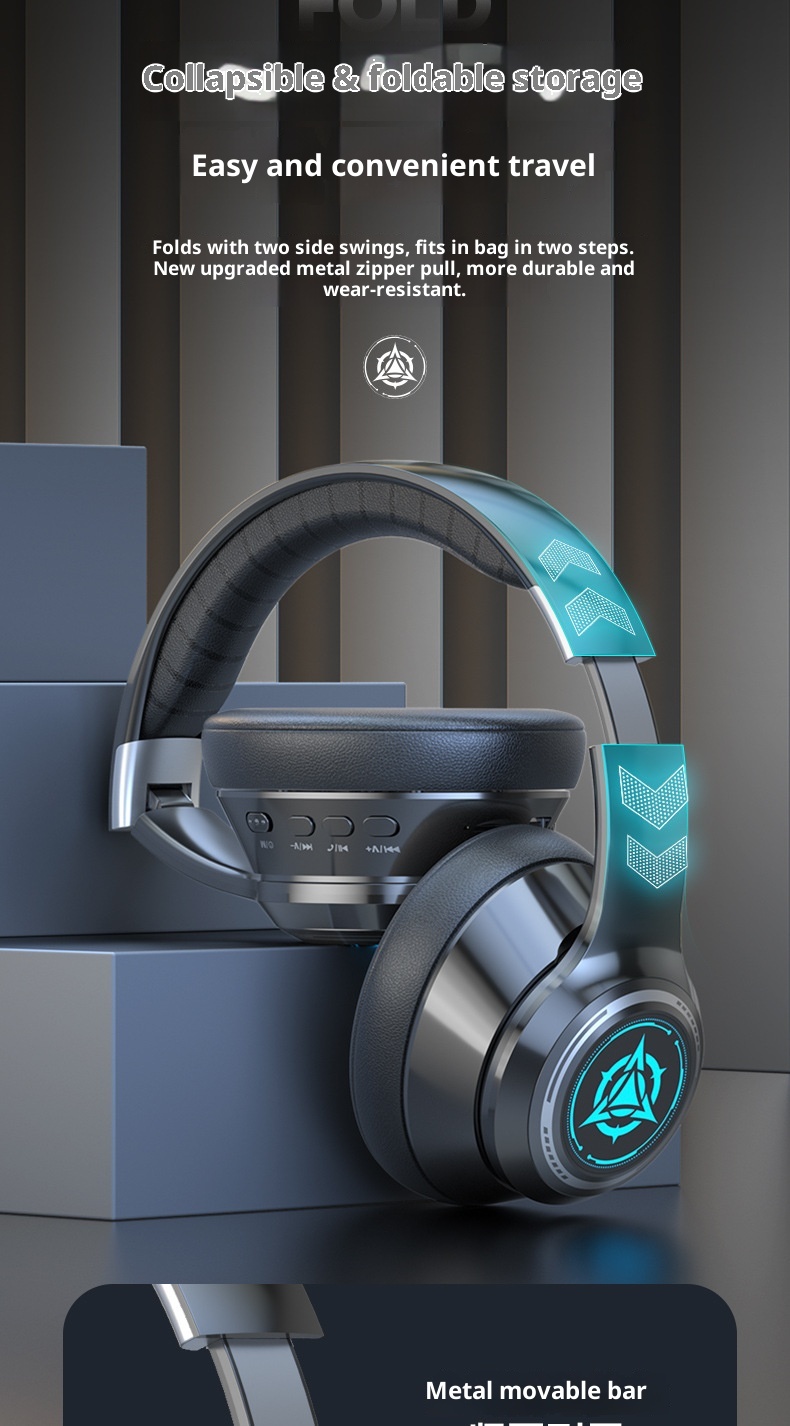 3c E-commerce Hot-Selling Wireless Bluetooth Headphones Over-Ear Sports Gaming Deep Bass Headset Private Model_voghion.com