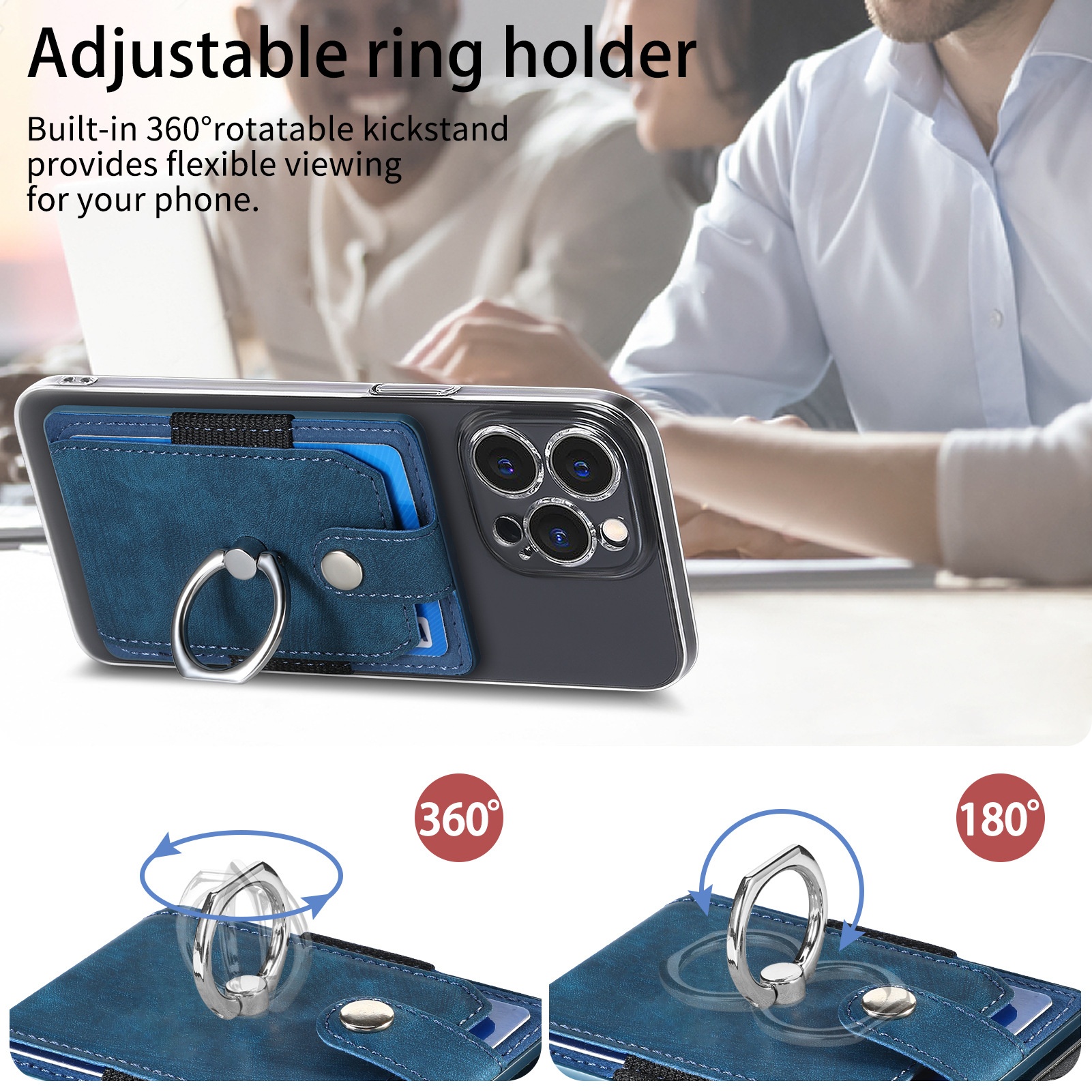 TechGlobe Compatible With Samsung Phone Multi-Model Universal Sleeve Back Sticker 3M Adhesive Card Insert Holder Gift Pack_voghion.com