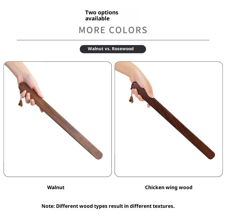 LuvBox Sexy Solid Walnut Wood Square Patting Ruler Long Teaching Whip SP Tool Punishment Training Prop SM Set_voghion.com