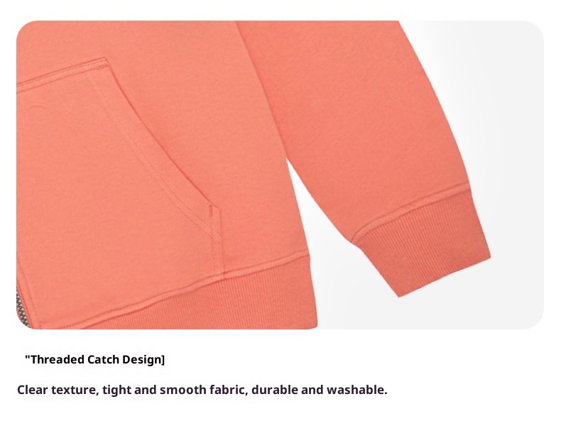 Felpa con cerniera in spugna da 330 g, personalizzata, in puro cotone europeo e americano, con cappuccio, da uomo, tinta unita_voghion.com