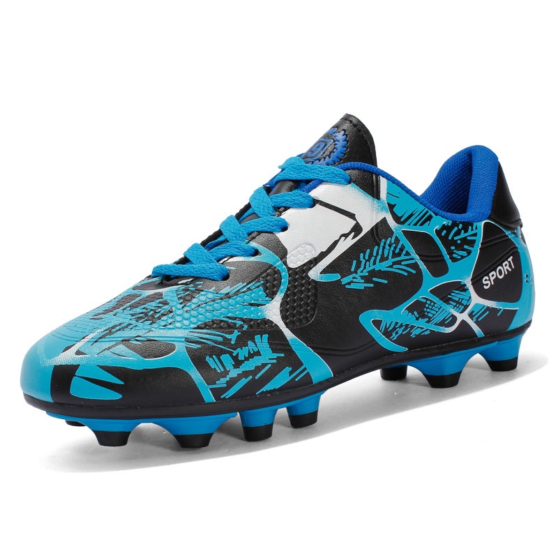 ShoeGlobe Cross-border Adult voor heren en dames, kunstgras antislip noppen trainingsschoenen, basisschoolleerlingen lang_voghion.com