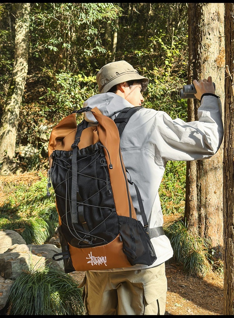 ActiveGo Cross-border New Unisex Outdoor Hiking Large Capacity Climbing Camping Trekking Bag Travel Backpack_voghion.com