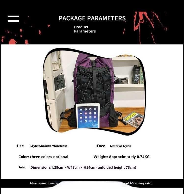 ActiveGo Cross-border New Unisex Outdoor Hiking Large Capacity Climbing Camping Trekking Bag Travel Backpack_voghion.com