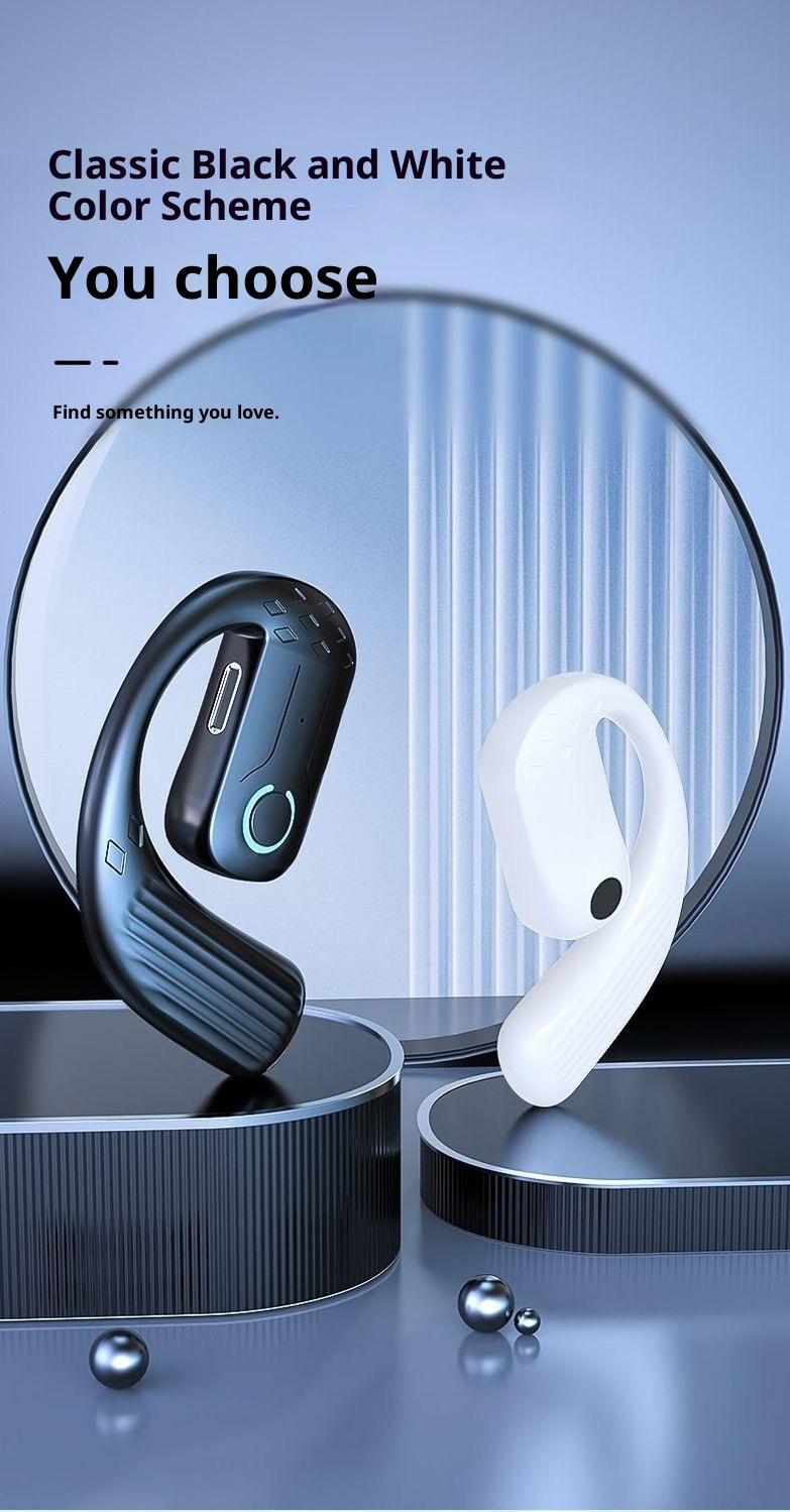 3c B01 Kabellose Bluetooth-Kopfhörer mit drehbarem Ohrbügel (links und rechts), ohne In-Ear-Funktion, extrem langer Akkulaufzeit und 5,4-GHz-Gaming-Funktion (niedrige Frequenz)._voghion.com