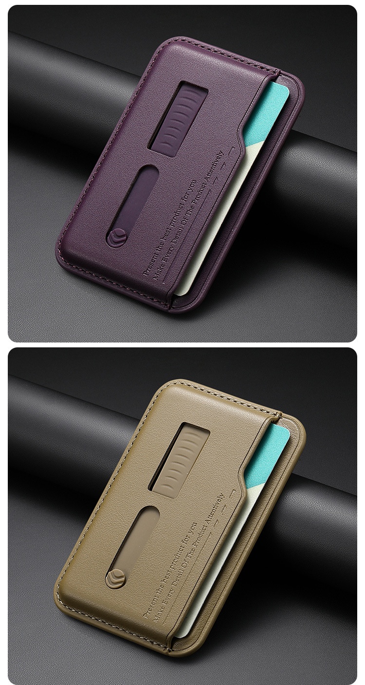 TechGlobe New Design Magnetic Ultra-Thin Holder Card Case Hidden Elastic Telescopic Silicone Wrist Strap Phone Clip_voghion.com