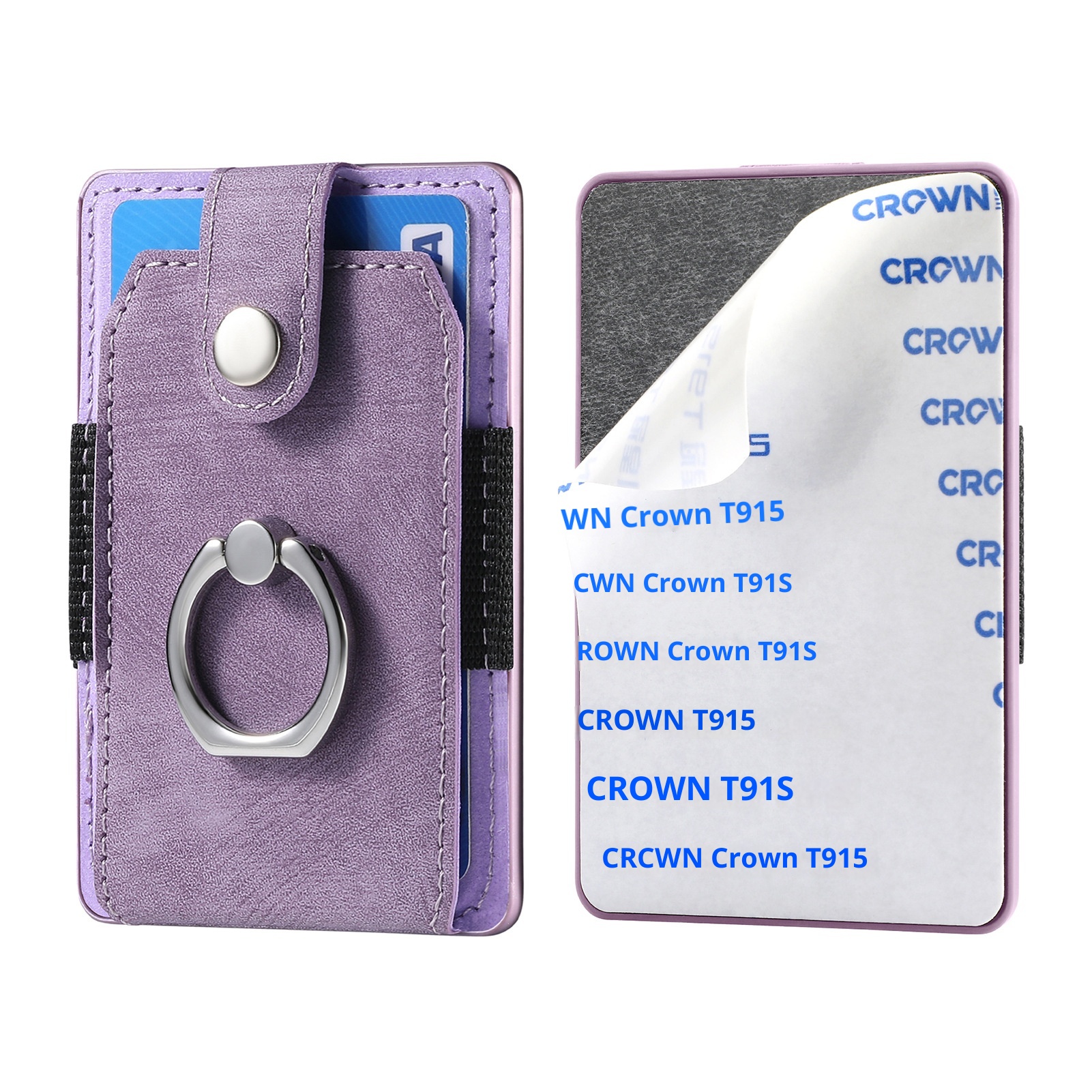 TechGlobe Compatible With Samsung Phone Multi-Model Universal Sleeve Back Sticker 3M Adhesive Card Insert Holder Gift Pack_voghion.com