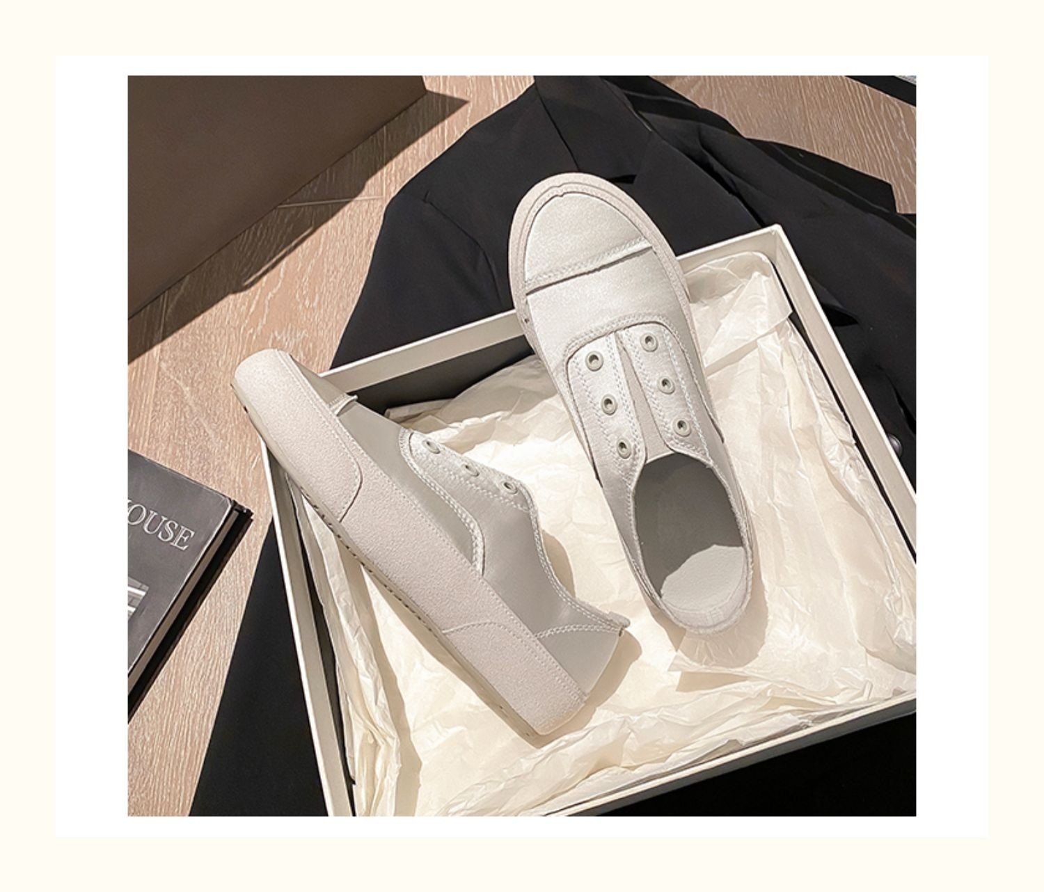 Ciabatte da donna in raso di seta, slip-on, in tela, 2025, nuove scarpe casual bianche con suola morbida spagnola_voghion.com