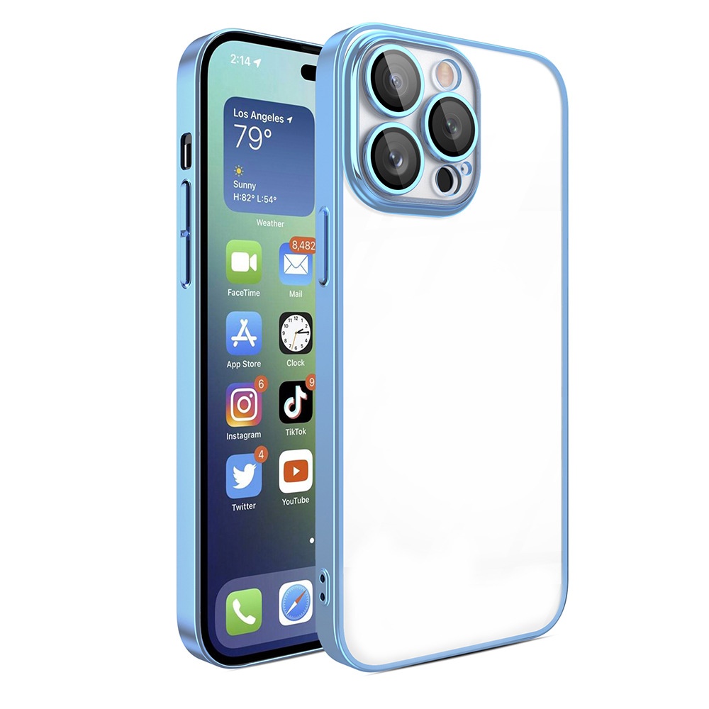 TechGlobe Suitable For 15 Max With Lens Phone Case 13 Electroplated Dustproof Full Covage 14 Pro Shockproof Protective_voghion.com
