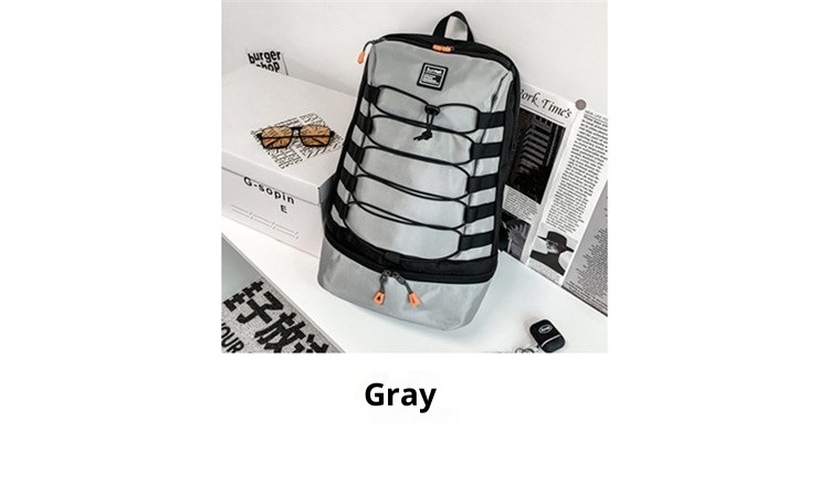 ActiveGo 24 Zaino per studenti autunno inverno da uomo, doppio spallaccio, grande capacità, stile college, borsa da viaggio per esterni, transfrontaliero_voghion.com