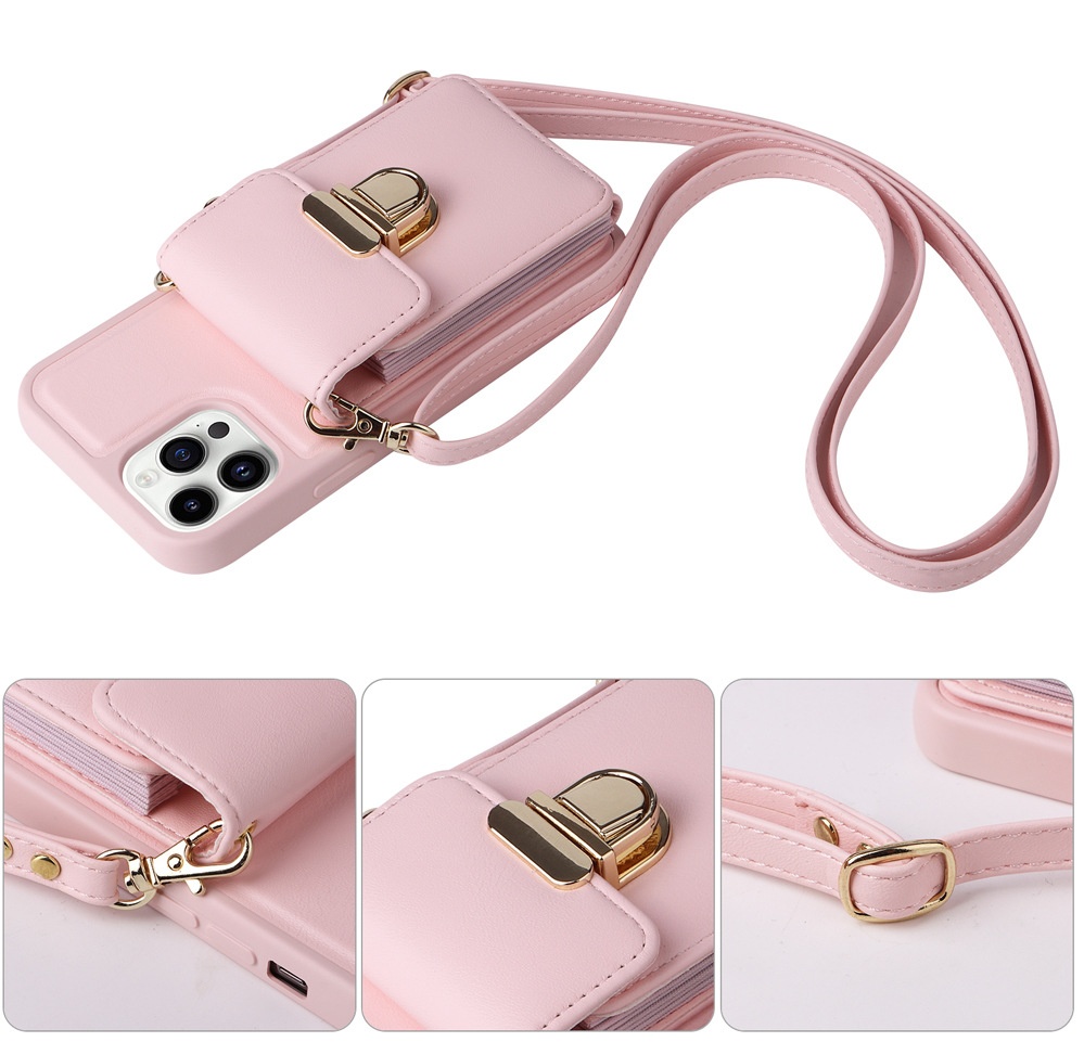 TechGlobe compatibile con 13 Full Coverage Pro Max Crossbody 14 Antiurto Stile giapponese e coreano 12 Slot per schede iPhone 8P_voghion.com