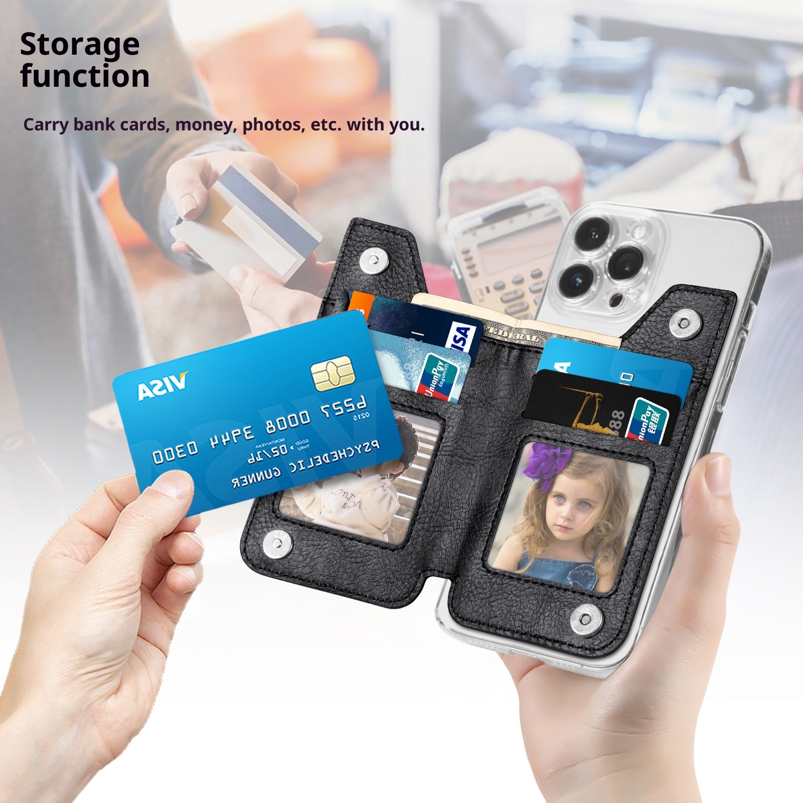 Custodia per cellulare TechGlobe, custodia per telefono con cerniera ..._voghion.com