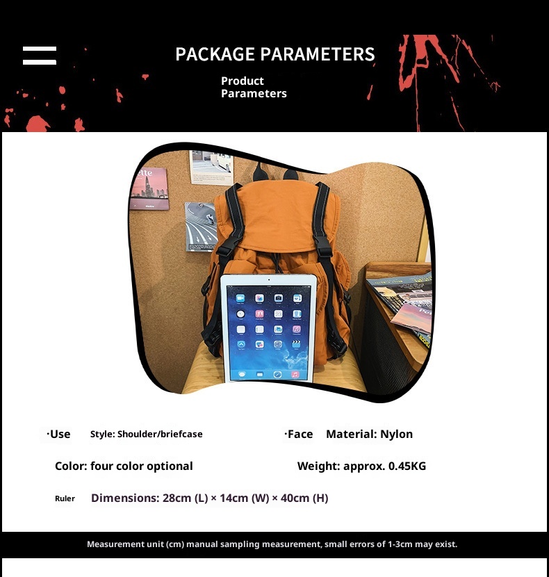 ActiveGo Mountain Style Climbing Outdoor Hiking Backpack Men's New Lightweight Travel Large Capacity Double Shoulder Bag High_voghion.com