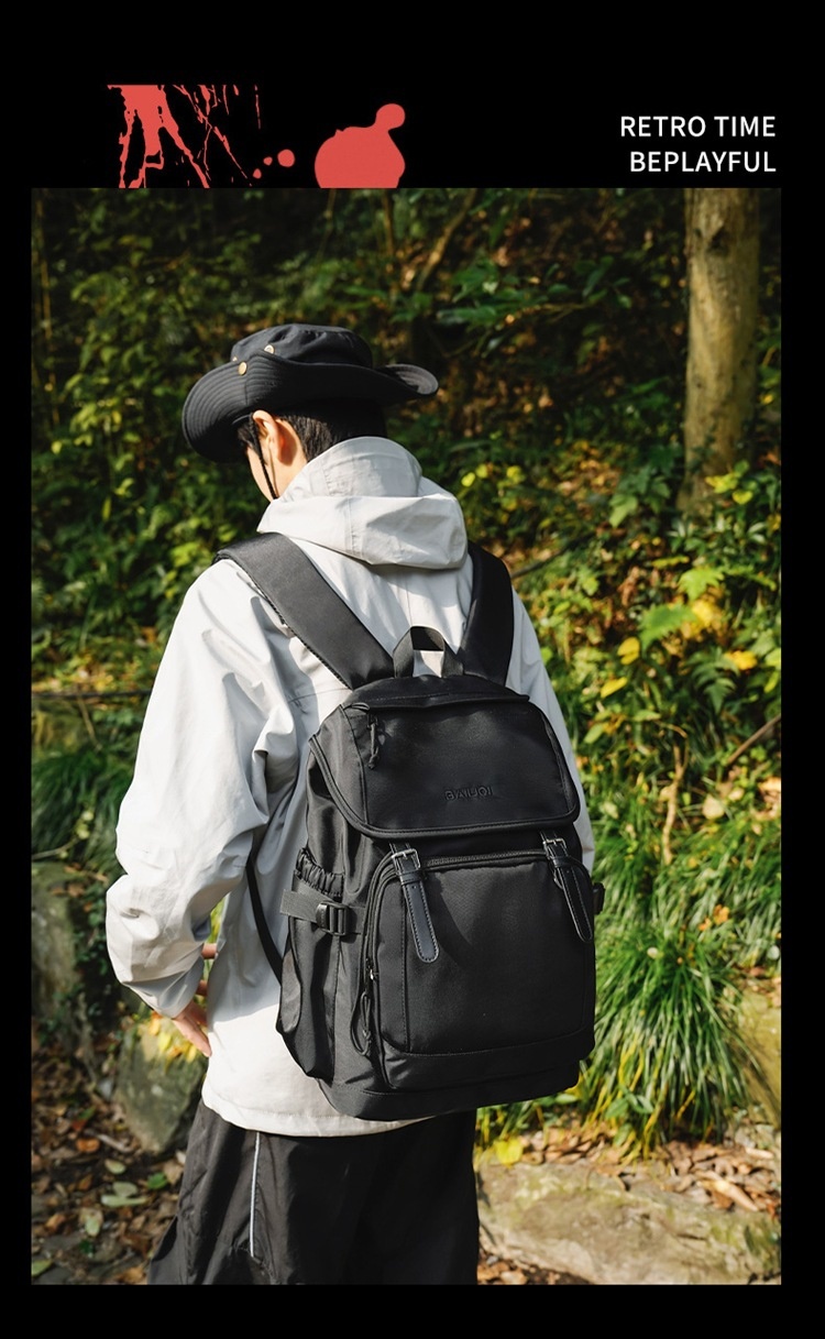 ActiveGo Rucksack im japanischen Stil für männliche Studenten, modischer Outdoor-Wanderrucksack mit großem Fassungsvermögen für Paare, Damen_voghion.com