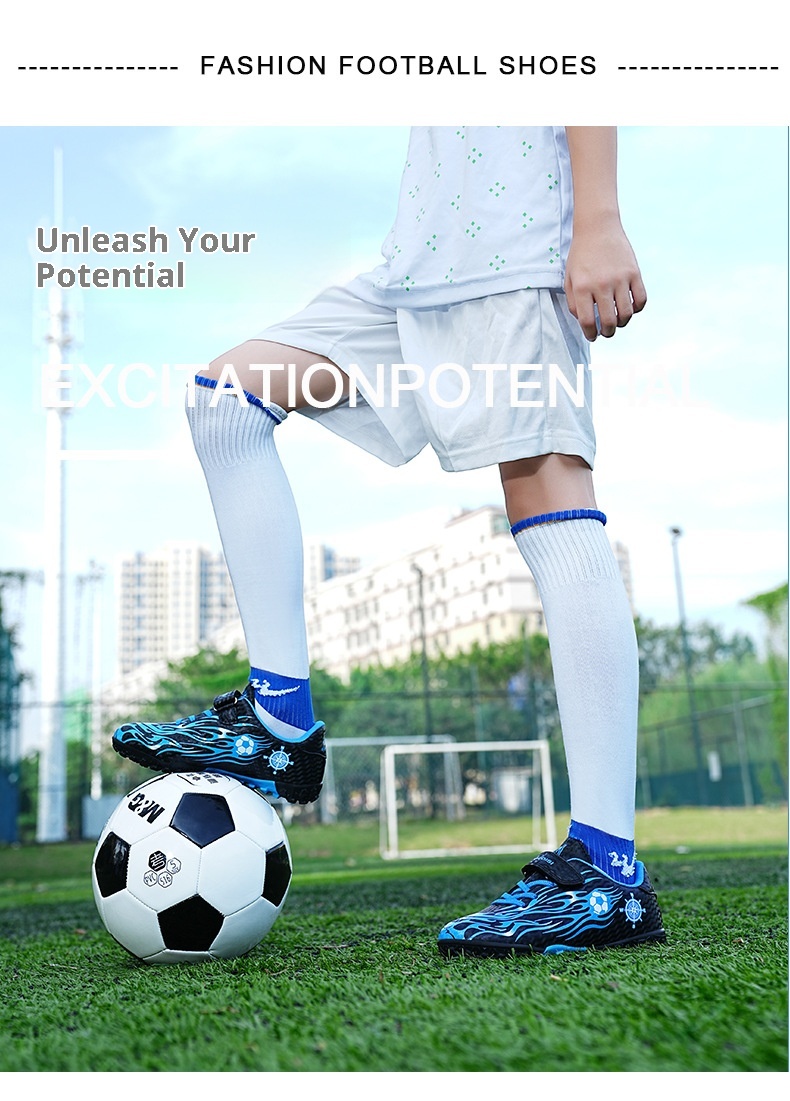 Chaussures de football ShoeGlobe pour adolescentes, garçons et filles, crampons TF, baskets de sport décontractées, étudiantes, compétition, entraînement professionnel_voghion.com