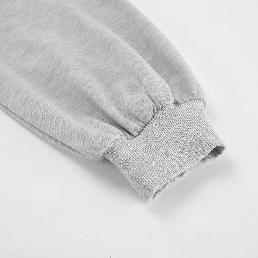 001 2024 Herfst Europese en Amerikaanse stijl Sweatshirt met capuchon en lange mouwen Losse shorts Tweedelige set Veelzijdige casual sport_voghion.com