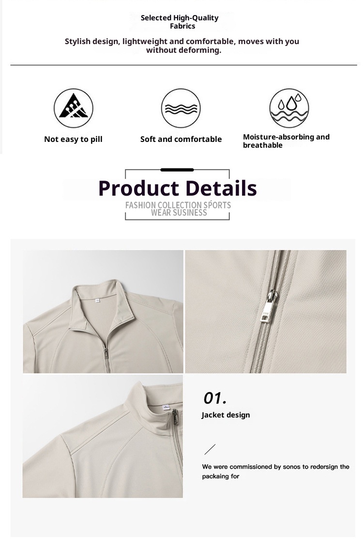 001 Felpa con cappuccio alla moda primavera-autunno transfrontaliera per uomini giovani e di mezza età, set casual sportivo da corsa, versatile_voghion.com