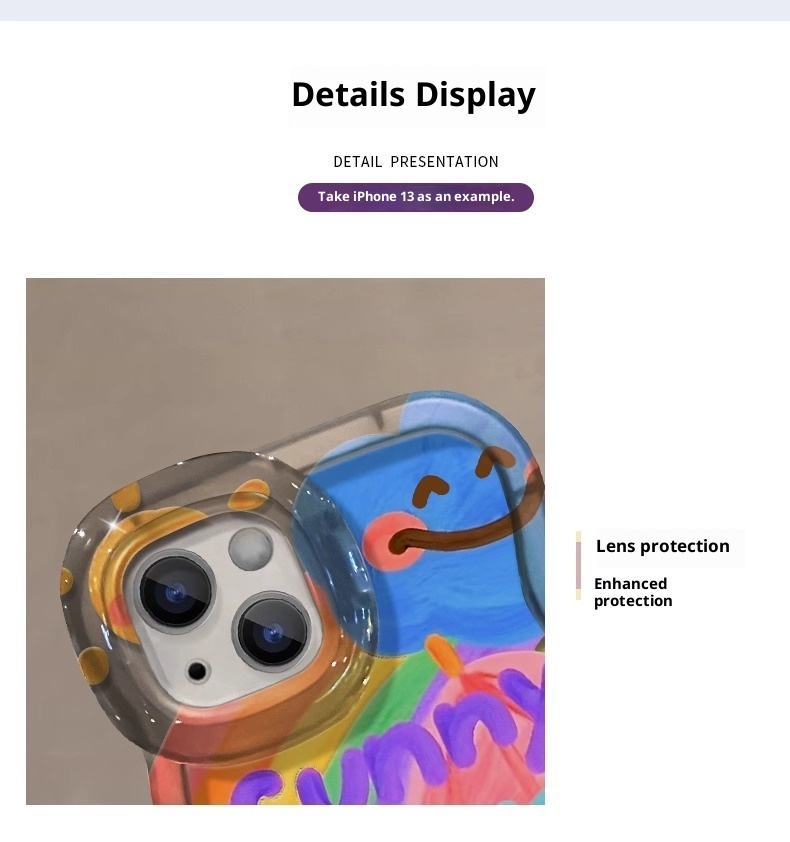 TechGlobe Graffiti Bären-Umhängegurt, kompatibel mit 14"-Handyhüllen von Oppo, Huawei, Vivo und Xiaomi, 15"-Handyhülle mit Dual-Standfunktion und 17"-Pro-Handyhülle._voghion.com